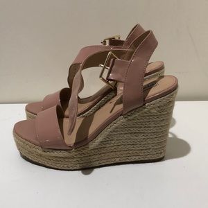 Steve Madden santorini wedge worn once 8.5